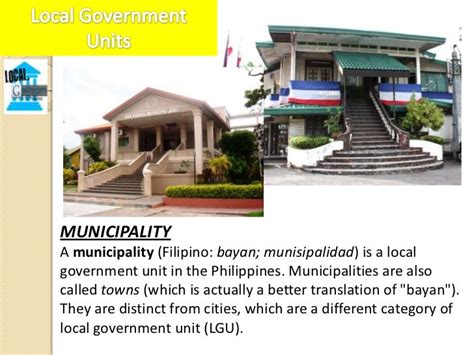 municipality vs city|Local government in the Philippines .